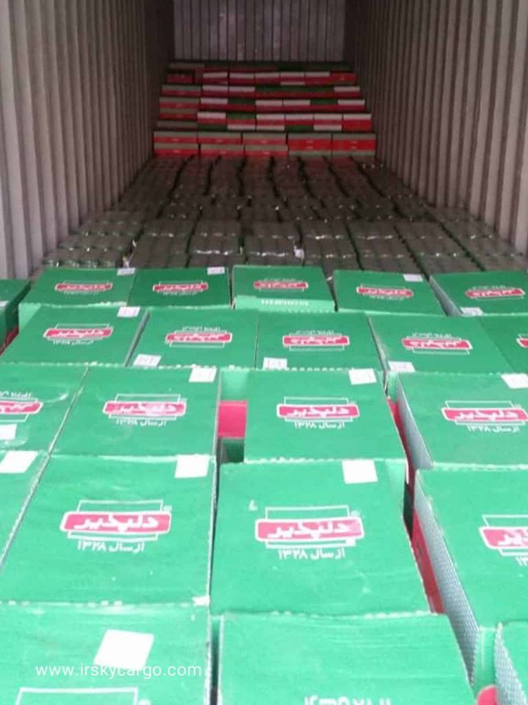 ارسال محصولات غذایی به خارج از کشور